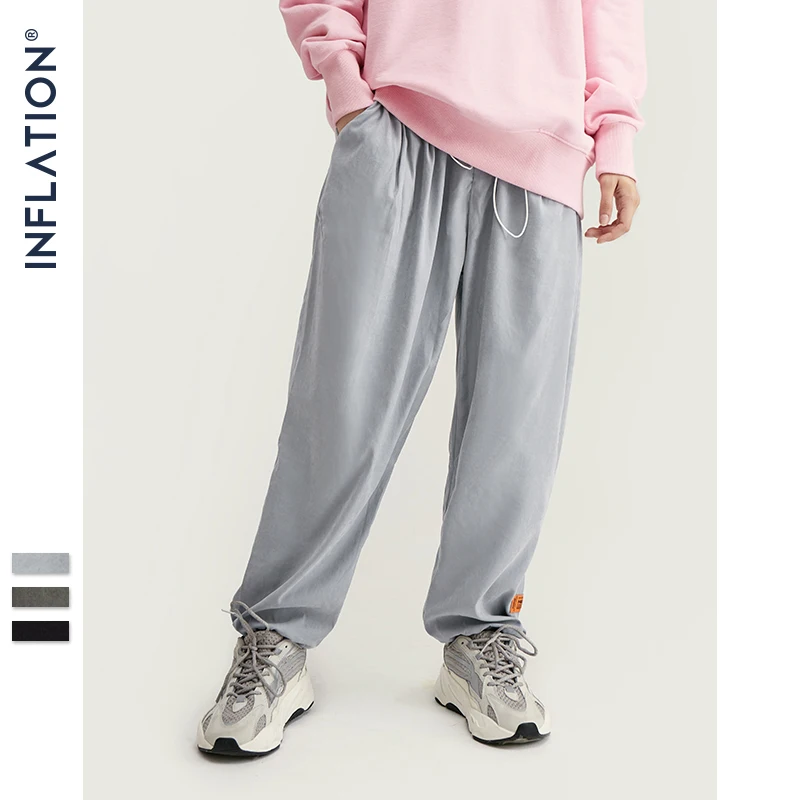 Брюки INFLATION Streetwear в стиле хип-хоп мужские свободные Панталоны 2020 Осенние новые