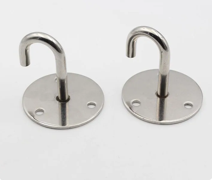 

Stainless steel U-shaped ceiling decoration hook fastener wall hook for hanging fan yoga swing hammock Light Chandelier Hardware