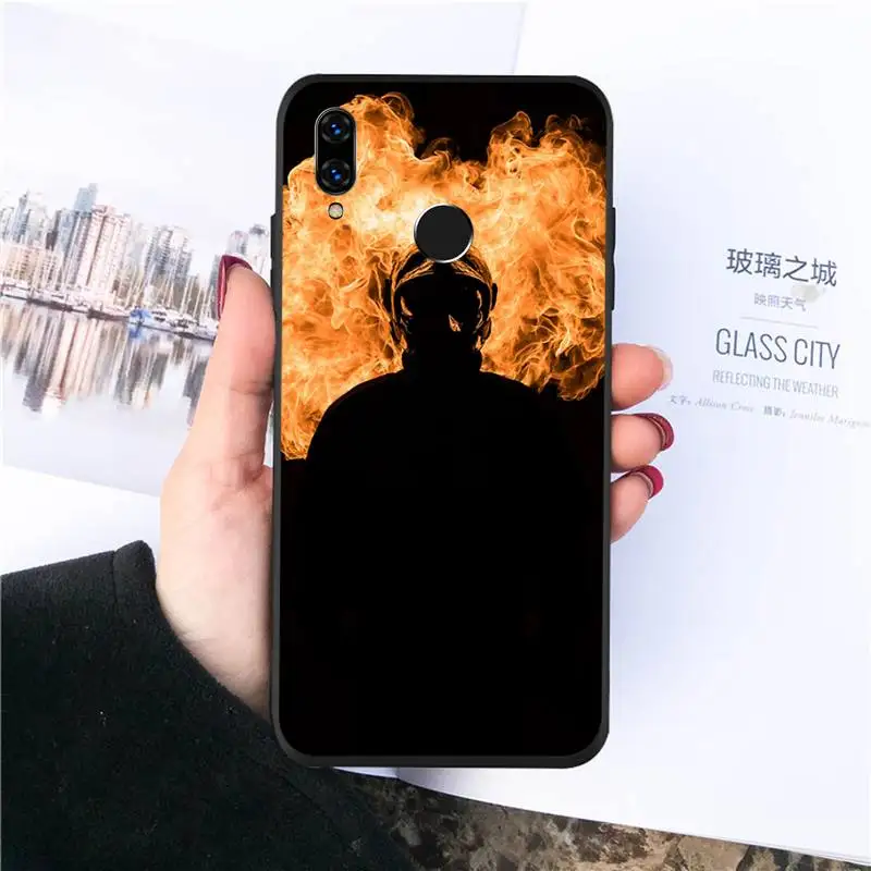 

Firemen hero art pattern Phone Case For Huawei honor Mate P 10 20 30 40 Pro 10i 9 10 20 8 x Lite Luxury brand shell funda coque