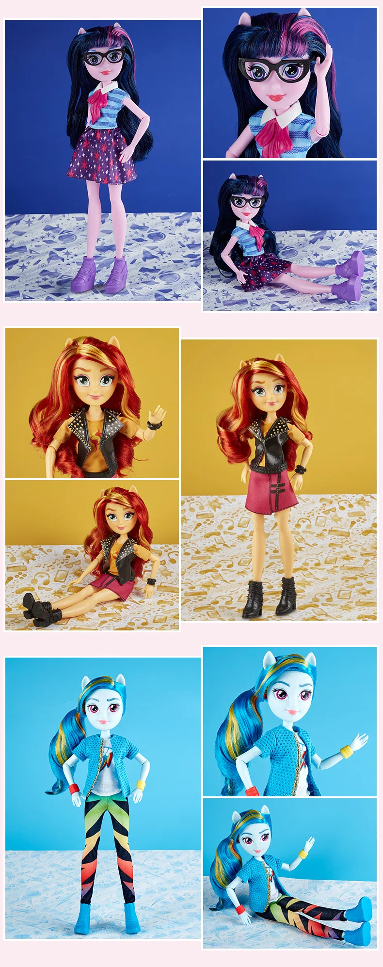 Hasbro My Little Pony страна девочка кукла полный набор кукол Ручные куклы Ziyue детские развивающие игрушки для принцесс