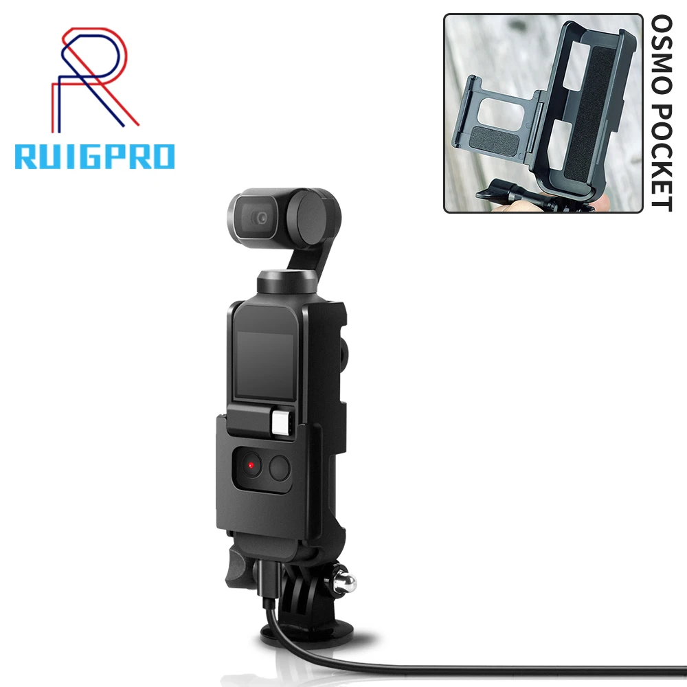 Держатель кронштейна с 1/4 винтом для DJI Osmo Карманный Интерфейс камеры и экшн-камера Крепление для штатива селфи палка велосипеда