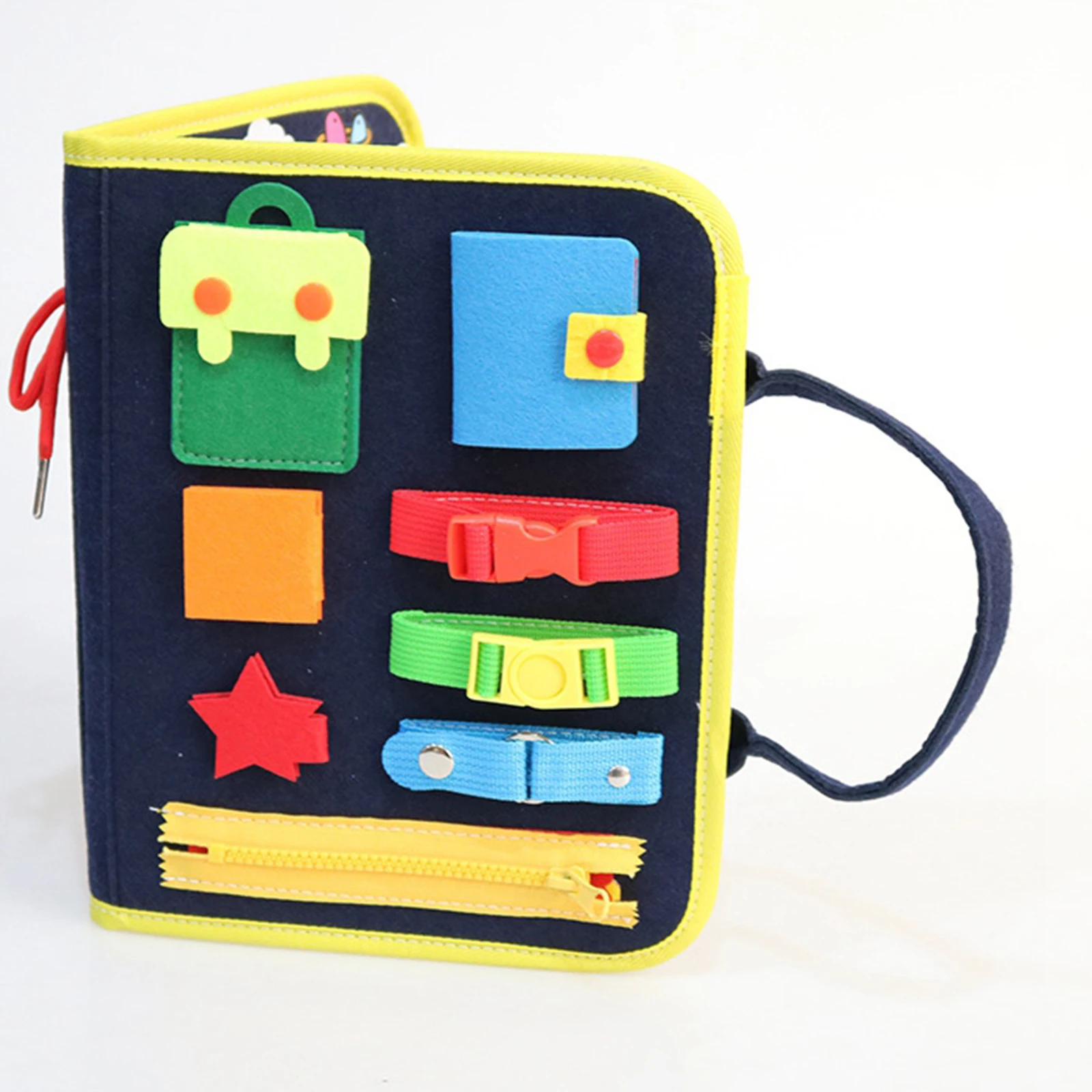 

Бизиборд для малышей, Обучающие одеваться, игрушки для путешествий, развитие интеллекта