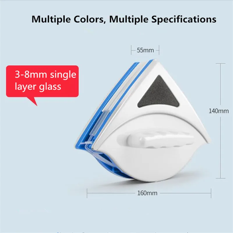 

2022New Wash Window Wiper Magnetic Brush Double Side Household Glass Cleaner Magnetic Window Cleaning Brush Tool 3-30mm
