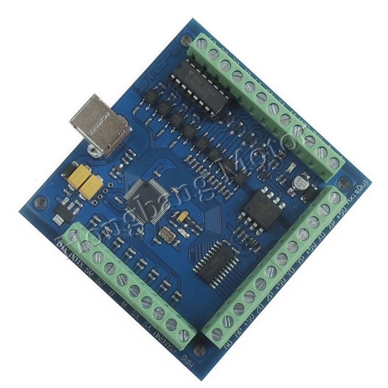 HYONGC CNC MACH3 USB 4 Axis 100KHz USBCNC Smooth Stepper Motion Controller card breakout board  for CNC Engraving 12-24V