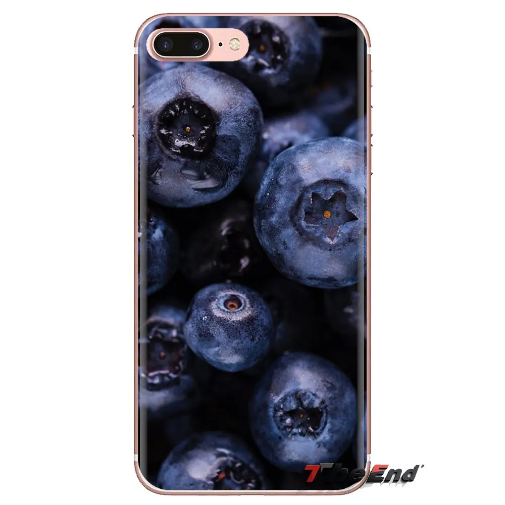Обои еда черника для huawei G7 G8 P7 P8 P9 P10 P20 P30 Lite Mini Pro P Smart плюс 2017 2018 2019 прозрачный чехол