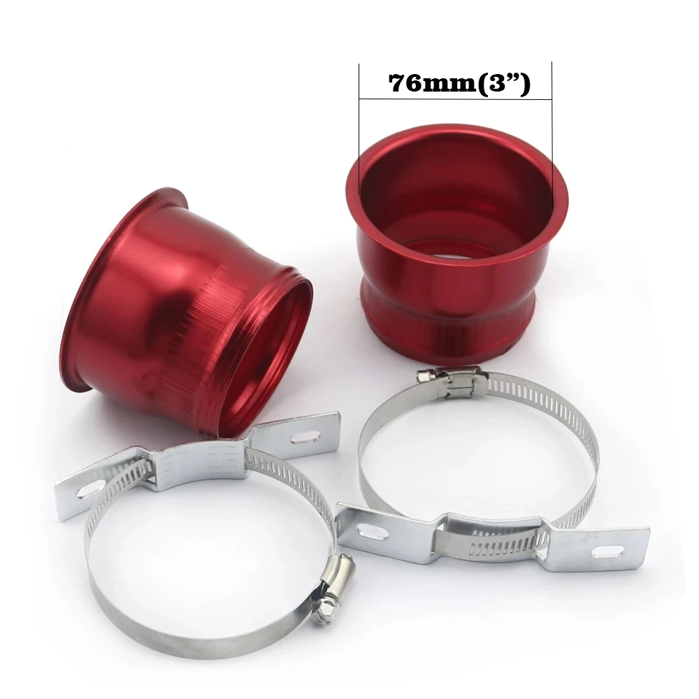 Гибкая Автомобильная модификационная трубка 76 мм универсальный воздухозаборник