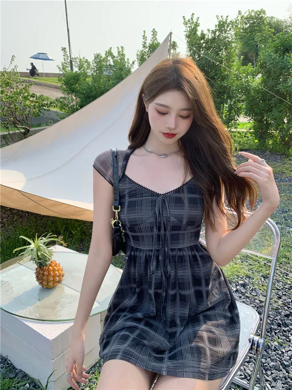 

Юбка в складку с высокой талией в стиле ретро