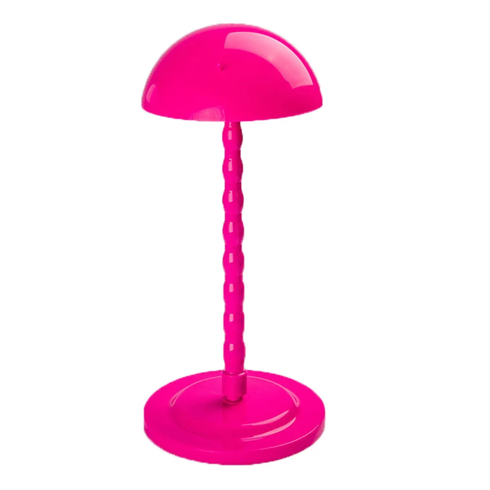 1PC Solid Color Wig Stands Plastic Hat Display Wig Head Holders 30Cm Mannequin Head/Stand Portable Folding Plastic Wig Stand