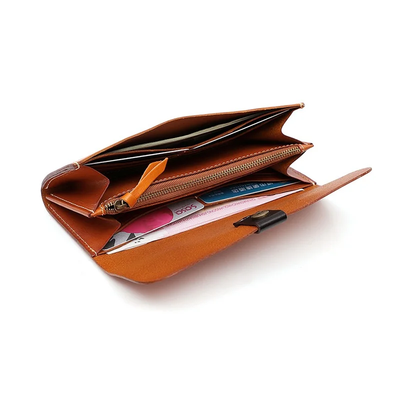 Модный Лидер продаж кошелек из натуральной кожи красивые цветные длинные