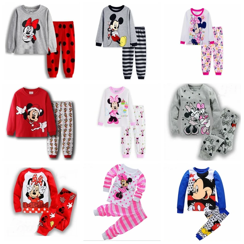 Новые детские пижамы одежда для сна с героями мультфильмов мальчиков пижамные