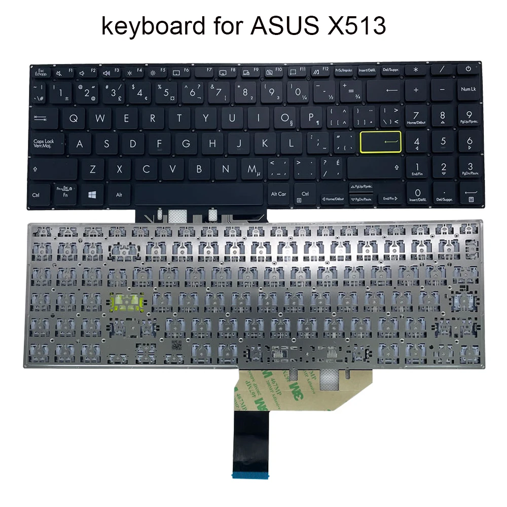 

Canadian French keyboard Bilingual for ASUS Vivobook X513 X513EP X513EA X513IA X513UA CF qwerty laptop keyboard 0KNB0 5126CB00