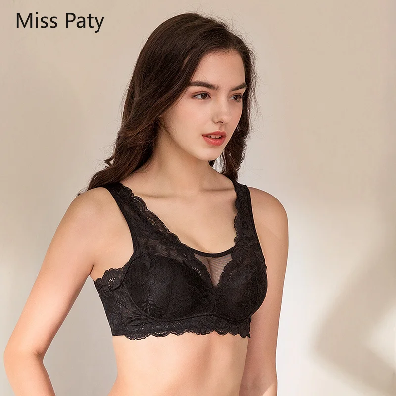 Новинка сексуальное кружевное нижнее белье с вышивкой бюстгальтер большого