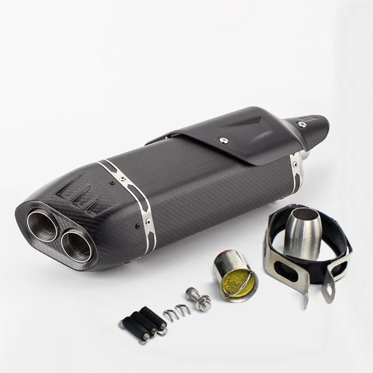 Выхлопной глушитель из углеродного волокна для MT09 xmax 300 CB650F trk 502 CBR400 gsr 600