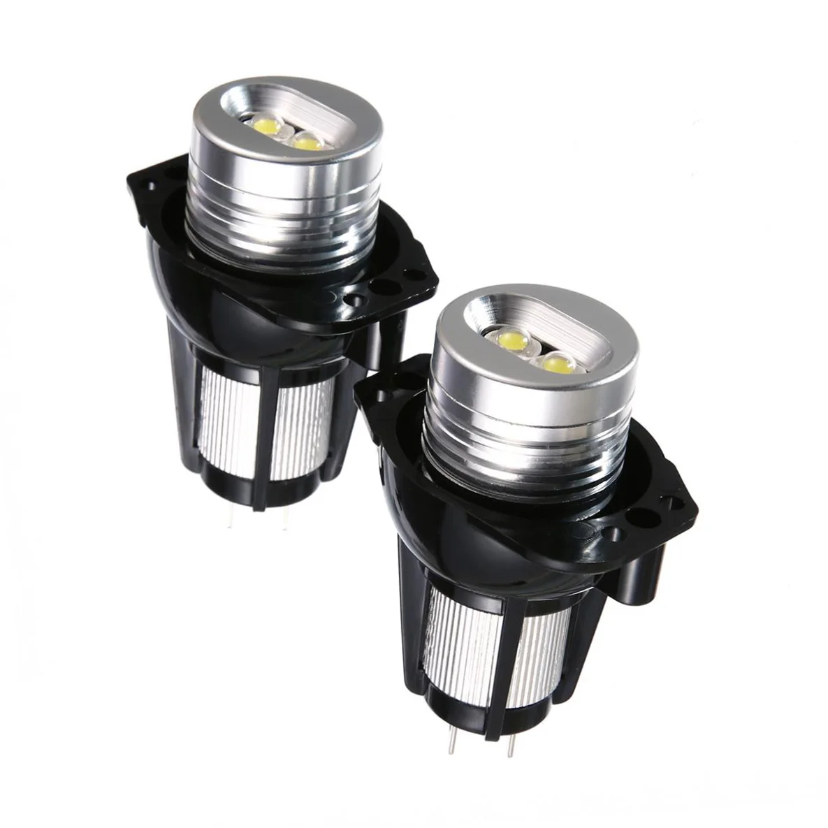 

Car LED Headlight Accessories 2Pcs Red Aluminum Alloy Angel Eye Ring DC 12-18V