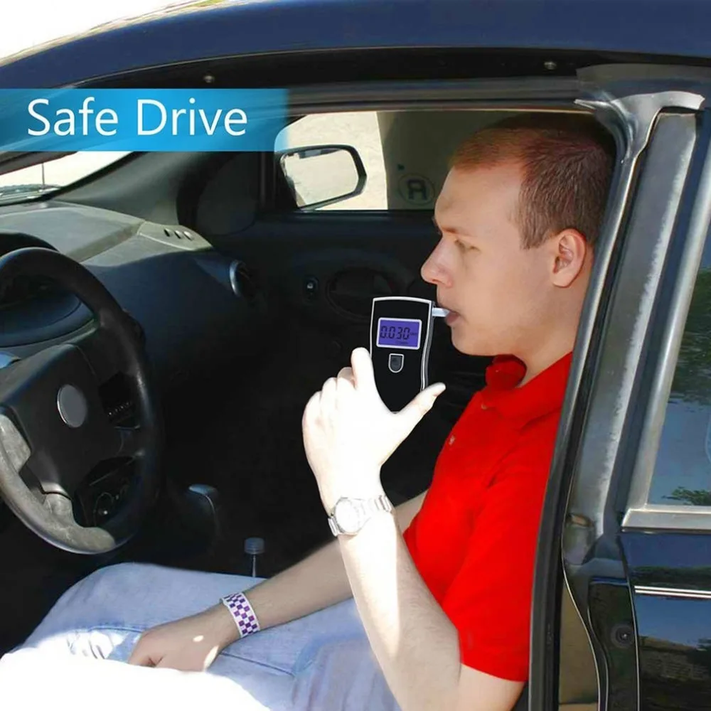 Новинка 2019 лидер продаж профессиональный полицейский цифровой алкотестер AT 818