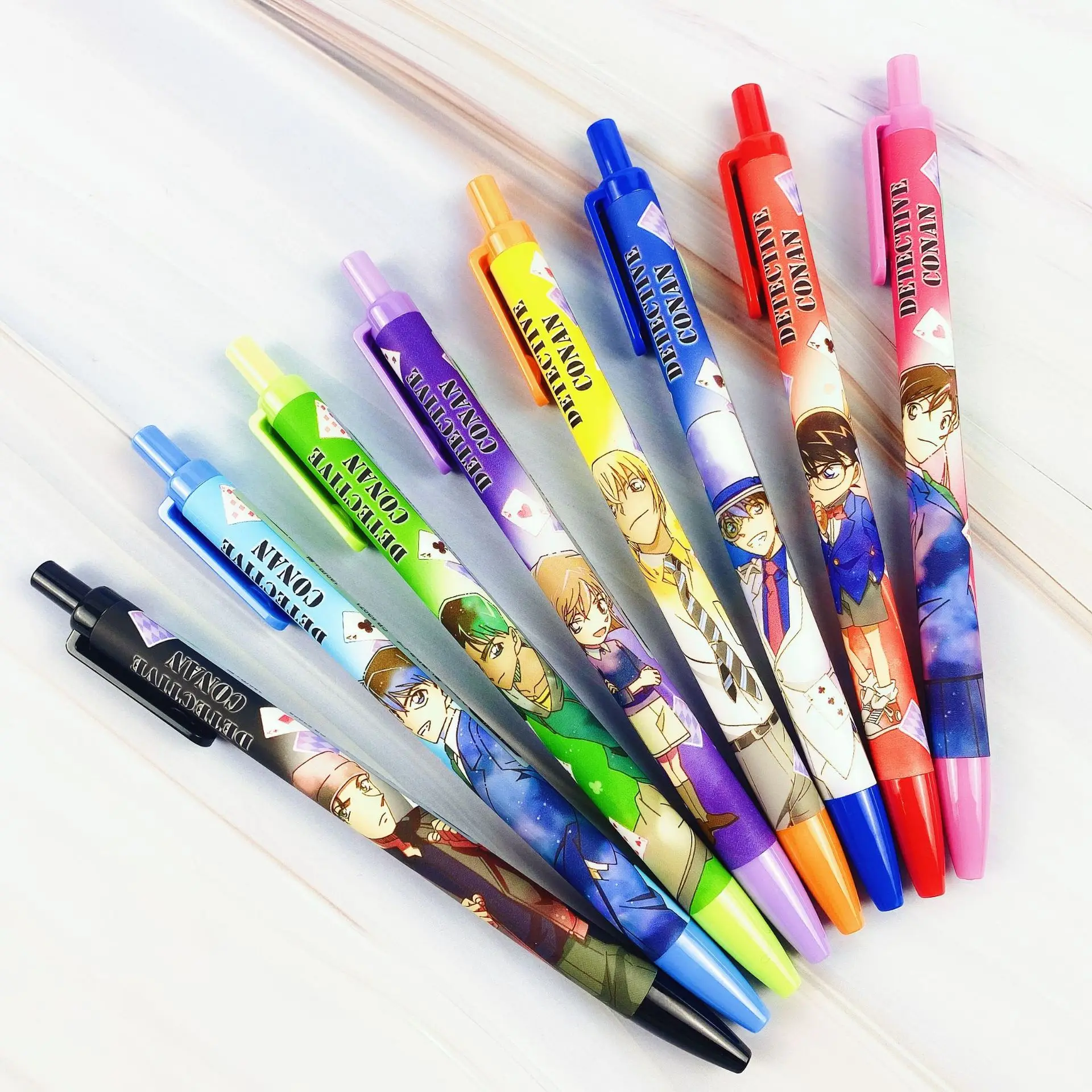 4 шт./компл. японская цветная гелевая ручка CRUX Detective Conan ограниченная Длина 0 5