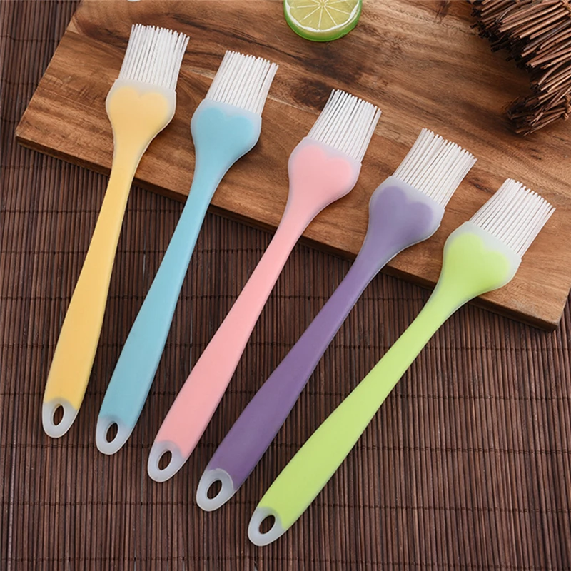 

Portable Silicone Oil Brush High Temperature Resistance Grilling Tools Skewers for Canape Brush BBQ Accessories Kitchen Supplies