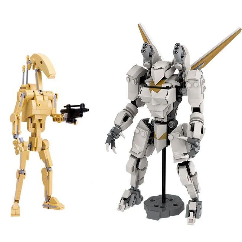 

MOC Cool Imitation Mechanical Robot Model Building Blocks ENGEL-01 MK-II Bricks Kit Assemble High-Tech Toy Child Birthday Gift