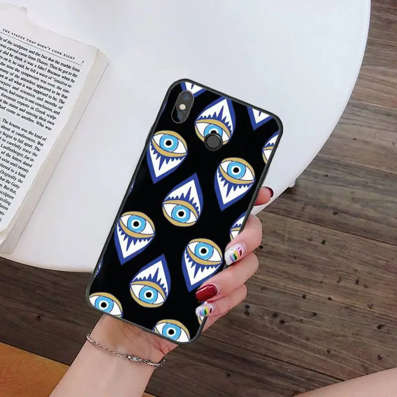 

Evil eye Phone Case For Xiaomi Redmi note 7 8 9 t k30 max3 9 s 10 pro lite