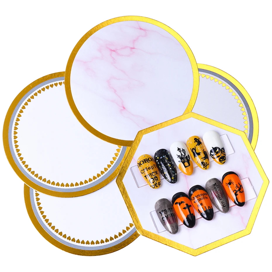 5 шт. полимерная палитра цветов для дизайна ногтей накладные кончики