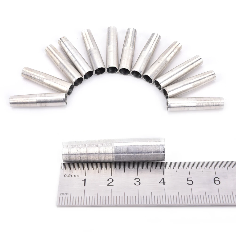

JETTING 12Pcs Aluminum Archery Adaptor for ID 8mm Arrow Shaft Sleeve Adapter