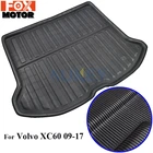 Пригодный для Volvo XC60 2009-2017 Загрузочный Mat Задний Магистральные Liner Грузовой Поддон Ковер Protector 2011 2012 2010 2013 2014 2015 2016