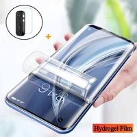 hydrogel film for moto g8 g9 play plus power screen protector camera len film for motorola moto one action not glass