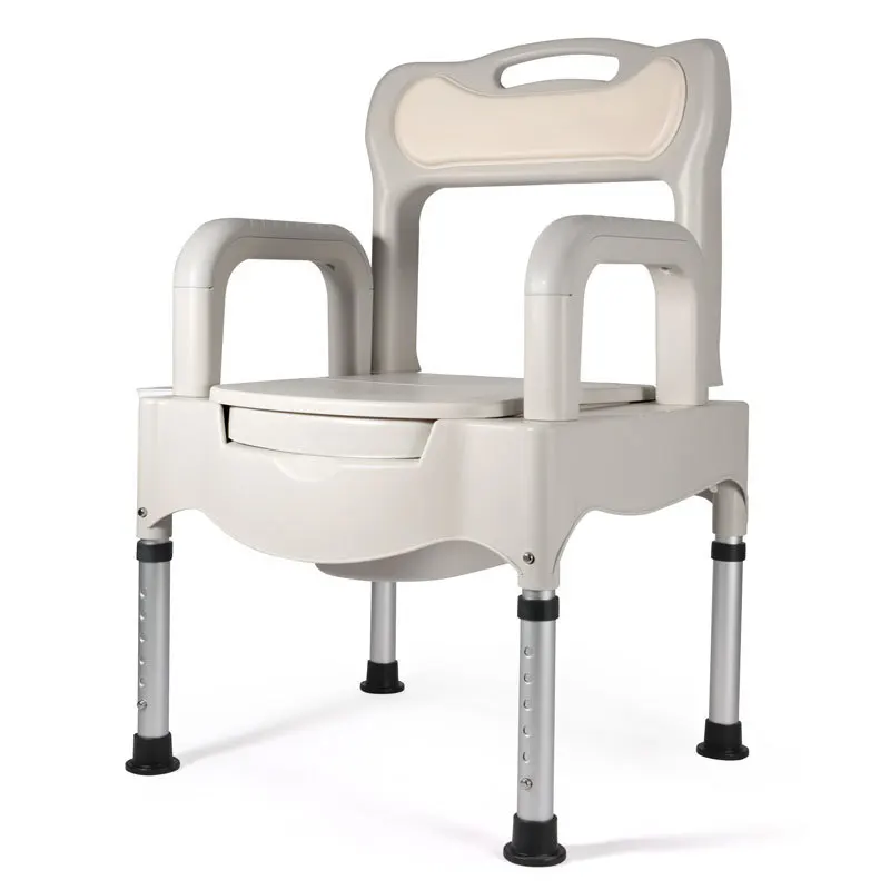 Pregnant women toilet home indoor odor-proof sitting toilet chair elderly reinforcement plus high toilet stool mobile toilet