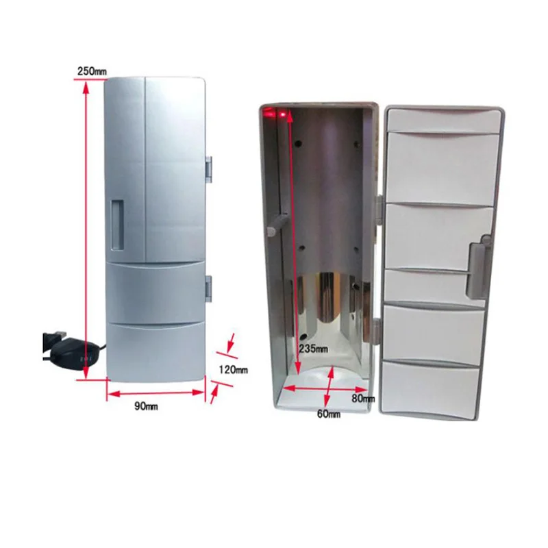 Мини холодильник с usb разъемом охлаждающий для дома и офиса 5 В DC|Холодильники| |