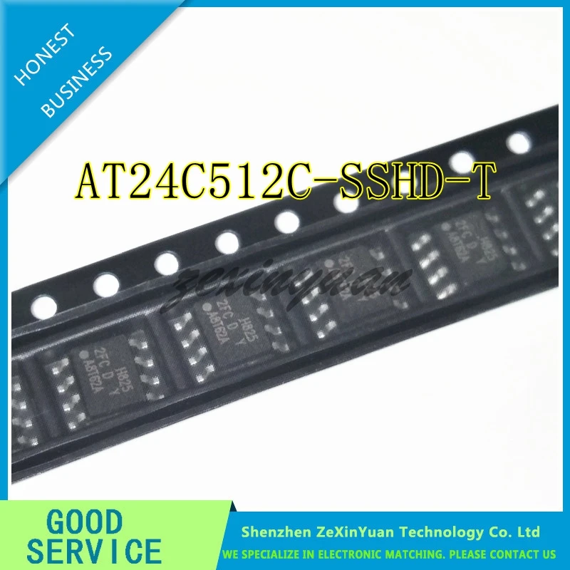 20 шт-100 шт AT24C512 AT24C512C-SSHD-T 2FCD 2FC SOP8