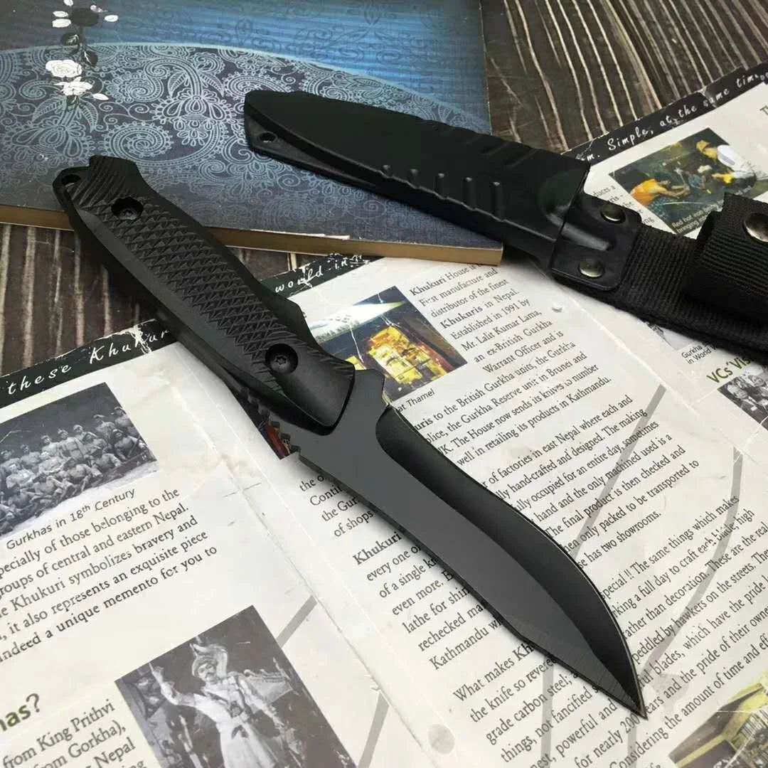 

Outdoor Survival Steel Straight Fixed Blade Knife Tactical Self Defense Edc Knife Collection Outdoor Camping Hunting Survival