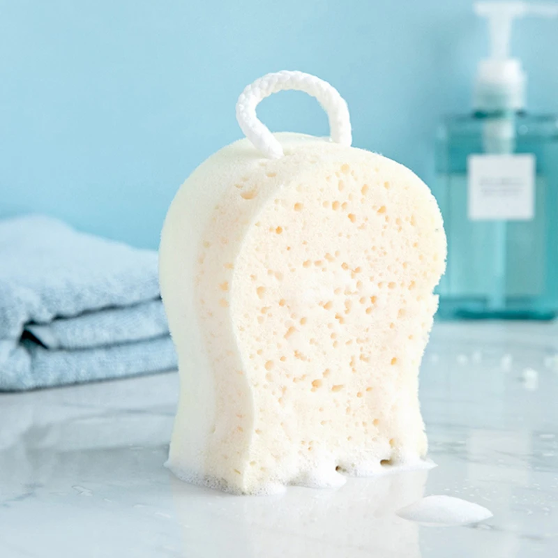 Ванна губчатая щетка для душа кожу чистой с массажным эффектом Мягкая спа пены
