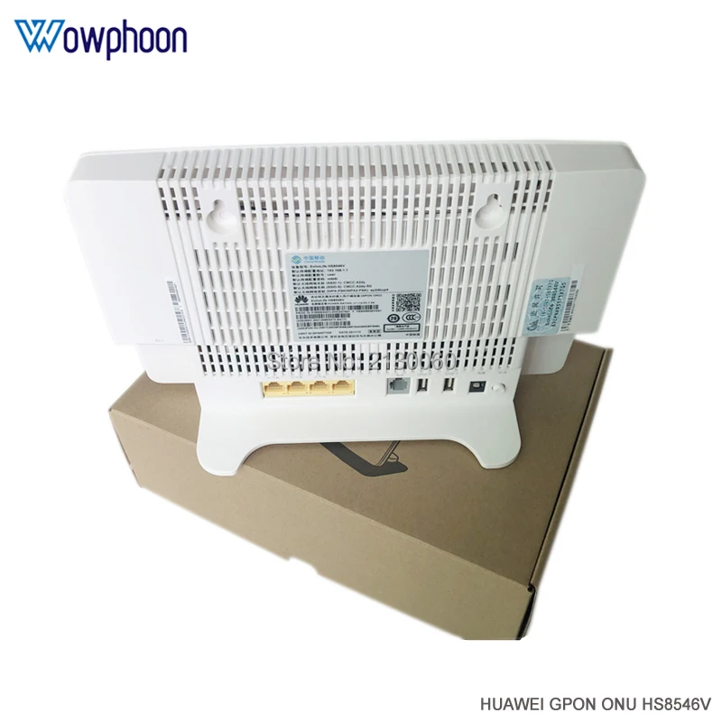 99% новый двухдиапазонный маршрутизатор Huawei HS8546V GPON ONU ONT HGU 4GE + 1Tel 2USB 2Wifi 100%