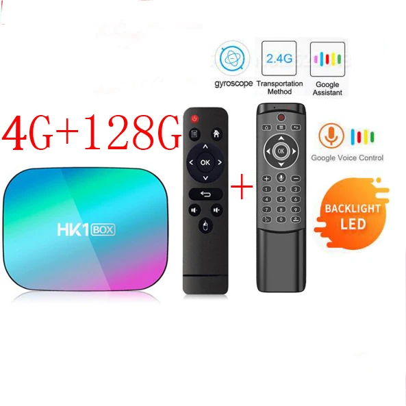 HK1 приставка 8K Amlogic S905X3 4 ГБ 32 64 Гб 128 ТВ Android 9 0 1000 м двойной Wi Fi 4K Youtube Smart|ТВ-приставки