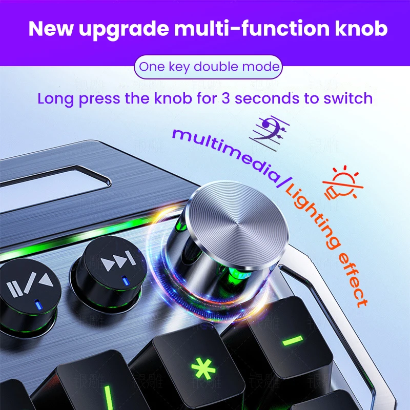 REDSTORM Wired Mechanical Keyboard 108 Keycap Gaming Hand Rest Anti-Ghosting RGB Backlit For PC Laptop Gamers | Компьютеры и офис