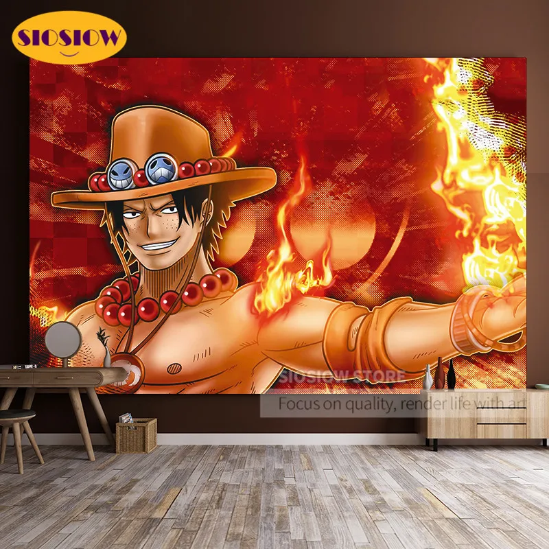 Набор для алмазной вышивки сделай сам аниме набор из One Piece Ace квадратная 3D Мозаика