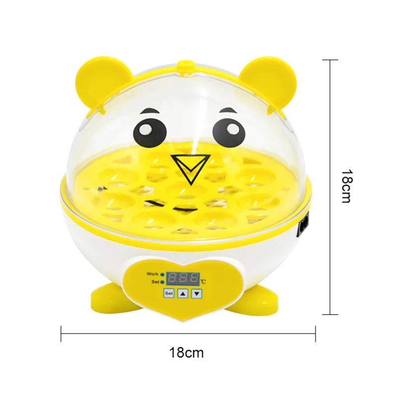 9 разделов яиц инкубатор Профессиональный мини Брудер птицы автоматический