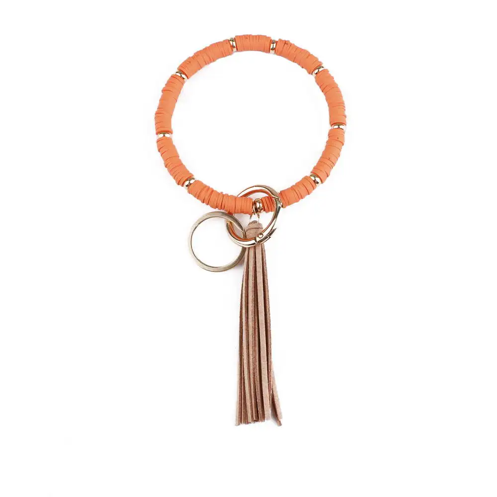 Бусины ZWPON Boho Heishi из полимерной глины круглые брелоки бархатные браслеты с