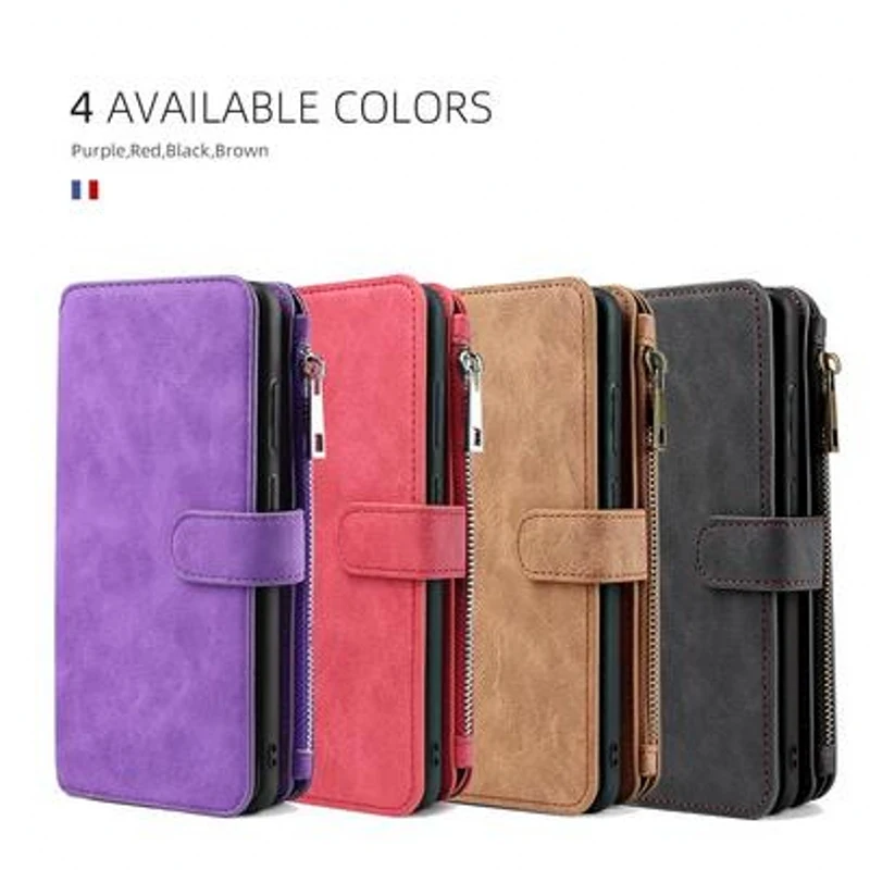 megshi 007 multifunctional handbag phone case for xiaomi 10 10pro 5g redmi note8 note9 note8pro note9pro leather cover free global shipping