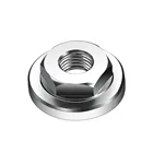 1 шт. Фланцевая гайка M14, принадлежности для угловой шлифовальной машины, быстросменная фиксирующая Шестигранная гайка быстрого крепления для угловой шлифовальной машины 125150180230