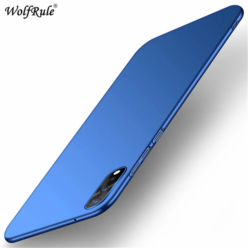Wolfrule ЧЕХОЛ ДЛЯ Vivo V17 Neo стильный Гладкий кожаный Ультратонкий матовый чехол для