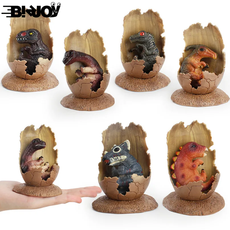 

Hatching Dinosaur Egg Model Dinosaurs Toys for Children Learning Tyrannosaurus Triceratops Dinosaur Toy for Kids
