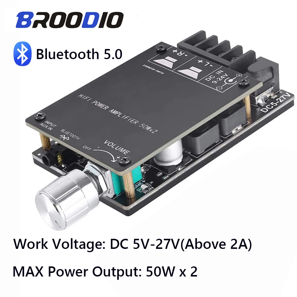 TPA3116 Bluetooth 5 0 Плата усилителя двухканальный 2*50 Вт мини стерео аудио приемник