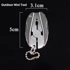 Многофункциональные портативные складные мини-плоскогубцы складной нож из нержавеющей стали брелок отвертка для кемпинга выживания Инструменты для активного отдыха
