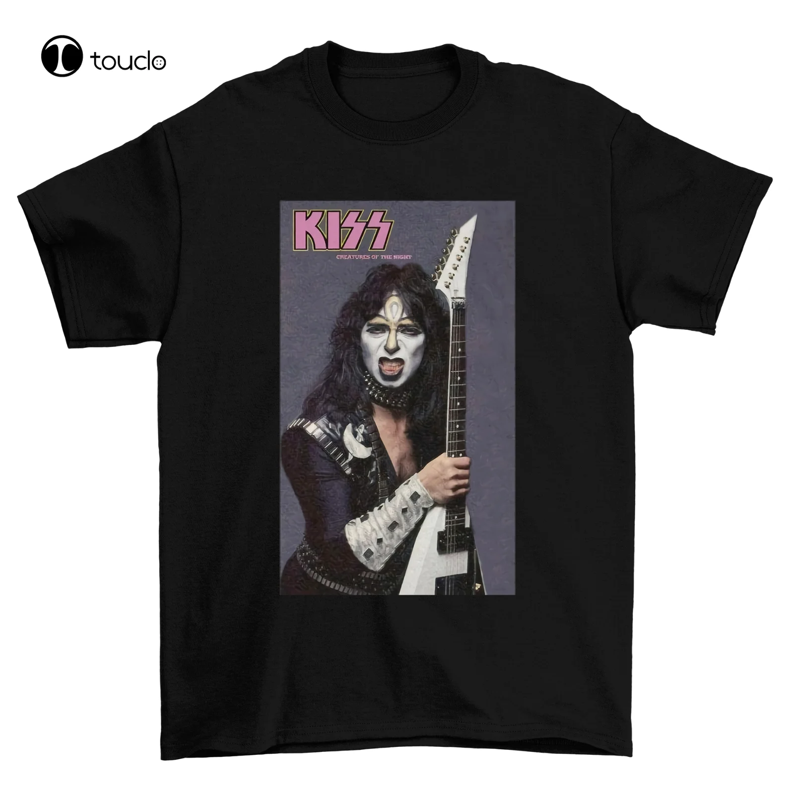 

New Kiss Vinnie Vincent Creatures Era Cotton Black Unisex S-235XL T-Shirt Cotton Tee Shirt