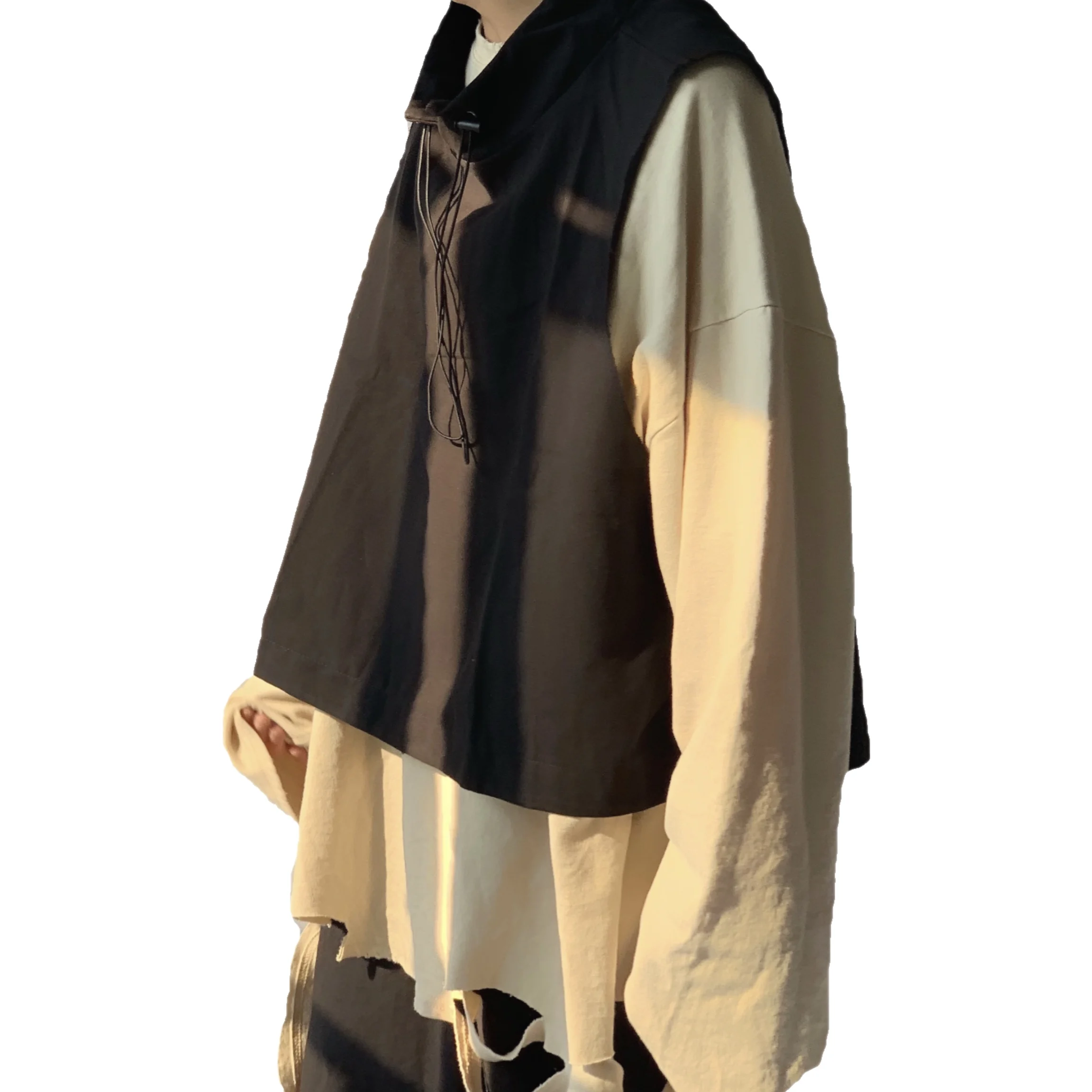 Жилеты без рукавов в стиле хип хоп для мужчин и женщин функциональный