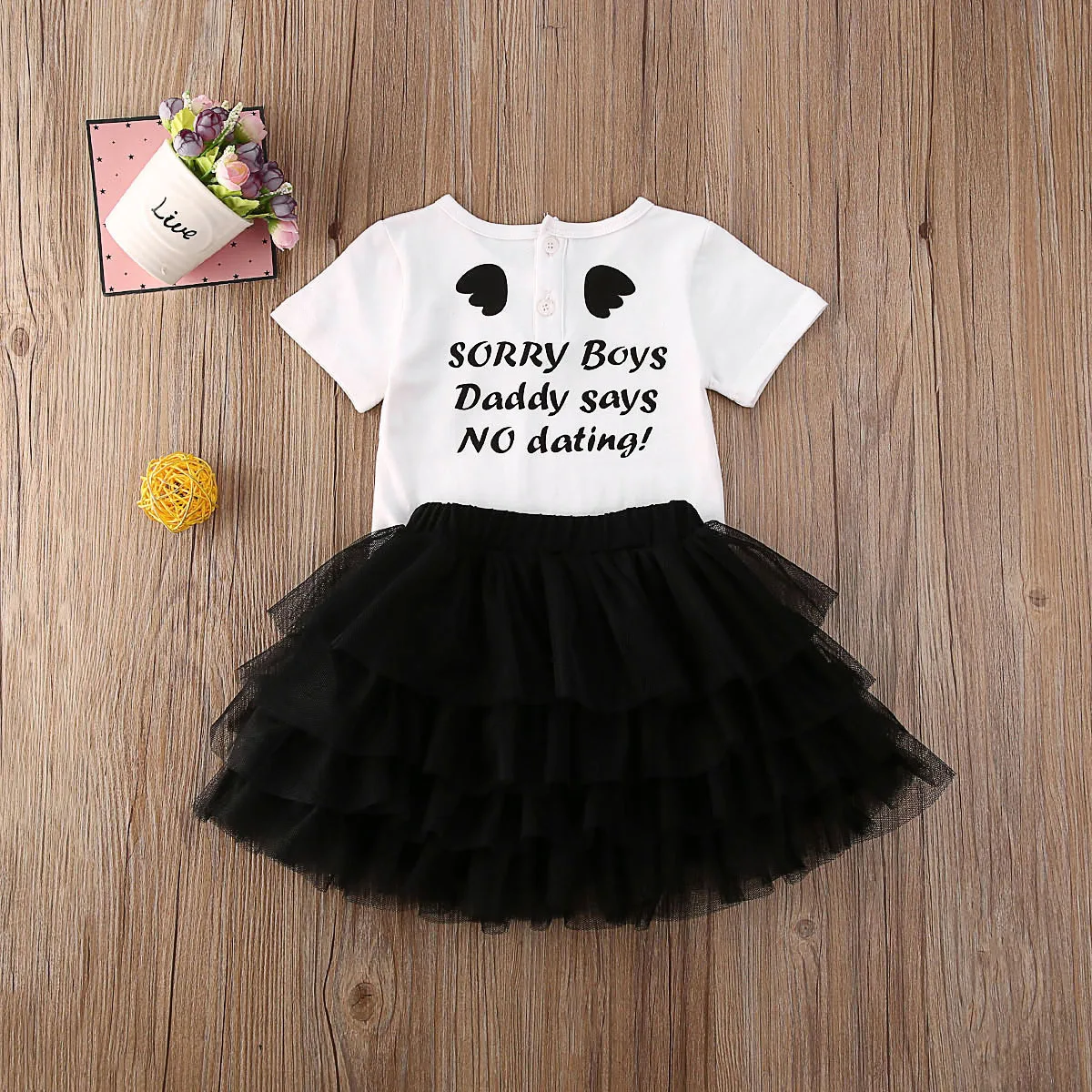 

Комплект из 2 предметов, летняя одежда для малышей девочек От 1 до 6 лет, Детская рубашка с короткими рукавами, с буквенным принтом, футболка + ...