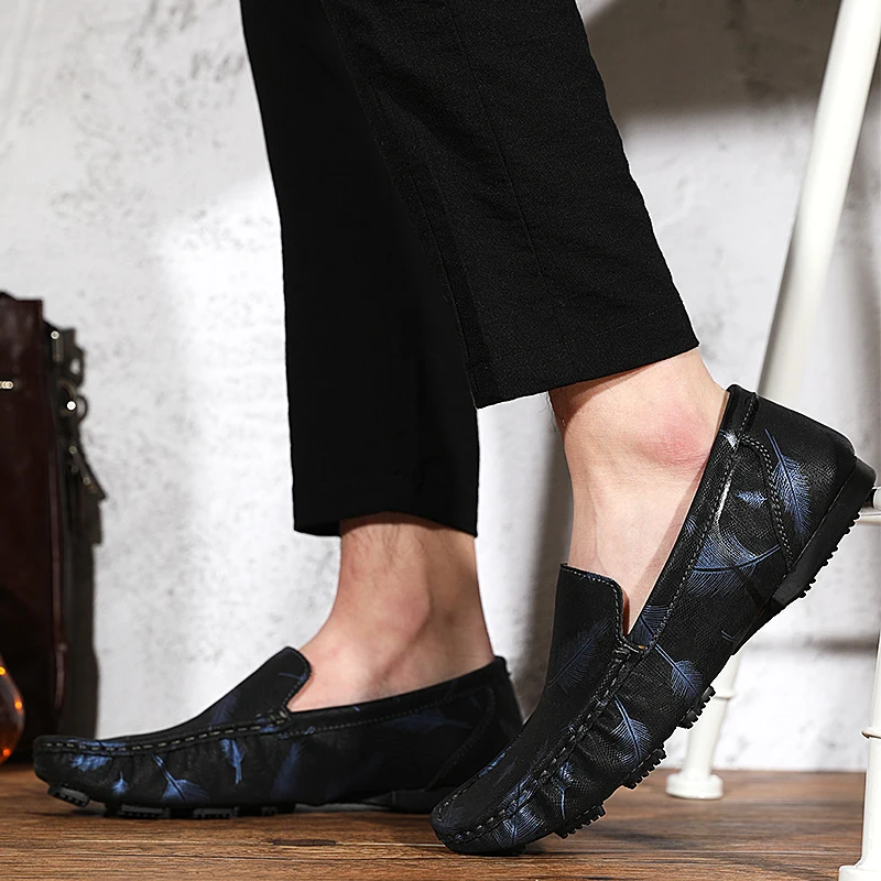 

Summer Fashion Dress Wedding Footwear Men High Quality Flats Slip Male Loafers Driving Moccasins Homme Men Casual Shoes Loafers
