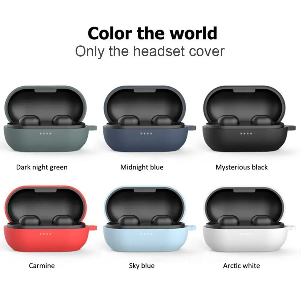 

Silicone Case For Haylou GT1/GT1 pro Earphone Protective Anti-lost GT1 with Buckle For Haylou pro Headset Bluetooth Cover G3C3