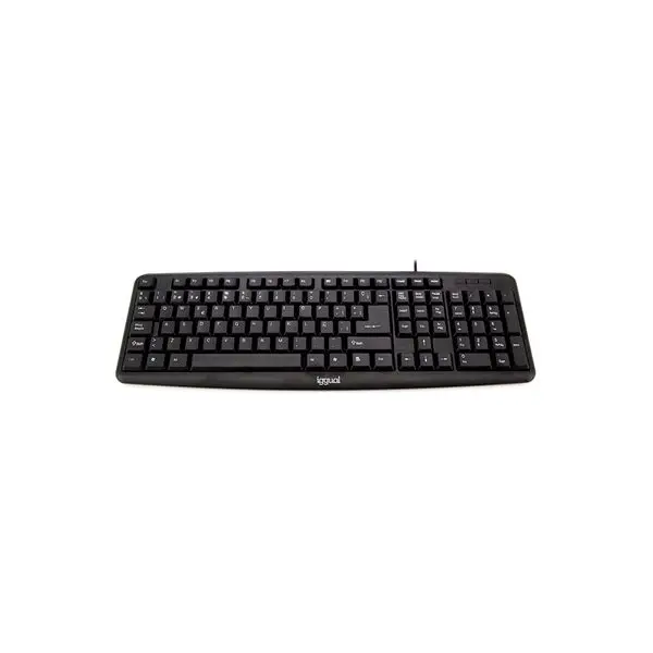 Клавиатура iggual CK BASIC 105T QWERTY клавиатура USB черного цвета|Клавиатуры| |